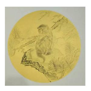 艺术品图片：艺术家徐水英国画作品名称《【猴】作者徐水英》价格3120.00 元