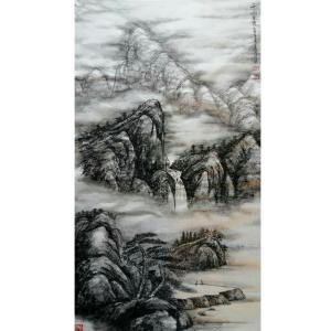 艺术品图片：艺术家于宗孝国画作品名称《【山水6】作者于宗孝》价格1440.00 元