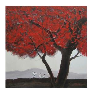 艺术品图片：艺术家周俊峰国画作品名称《【红树林】作者周俊峰》价格960.00 元