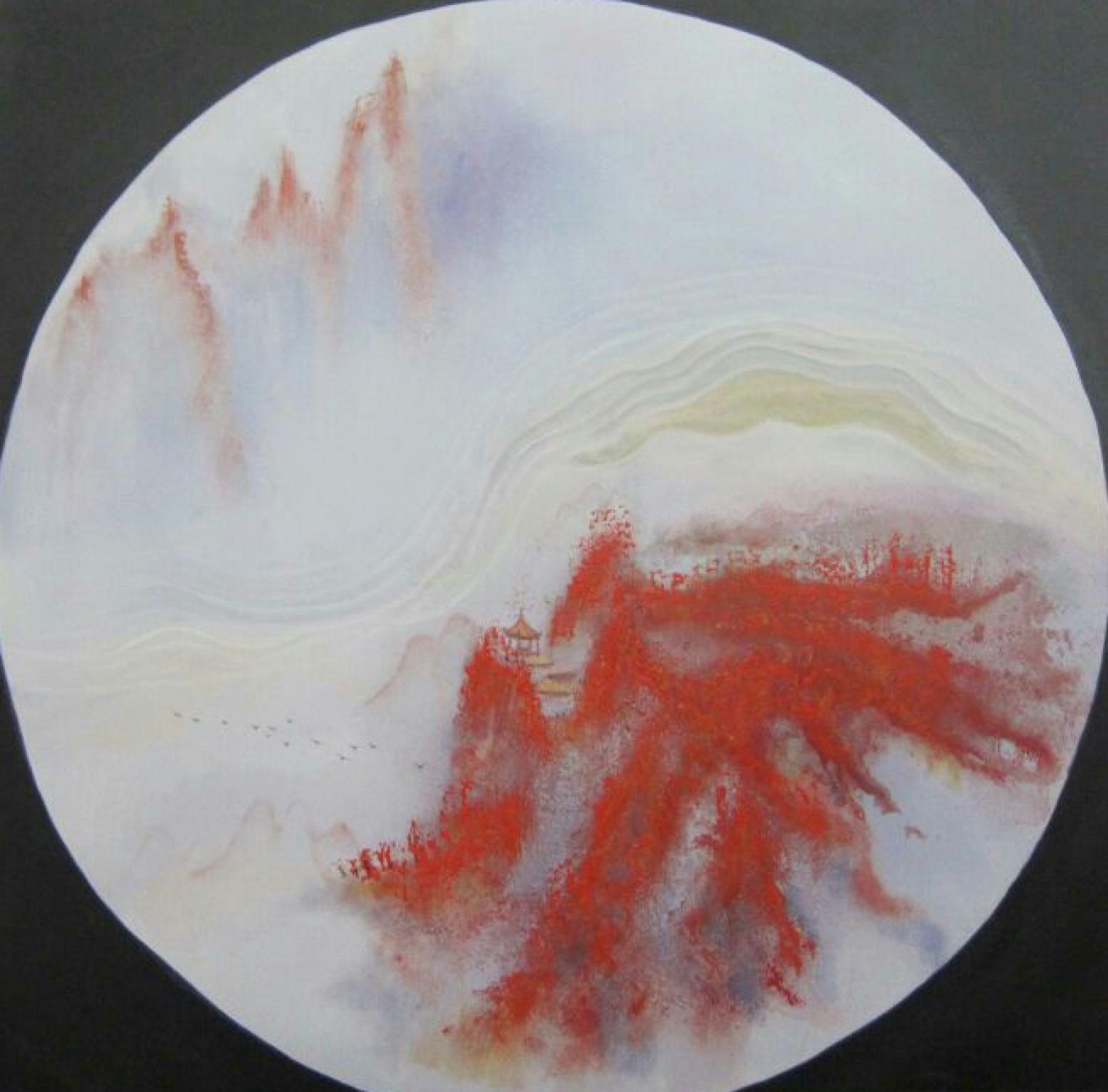 周俊峰国画作品《【花鸟4】作者周俊峰》【图0】