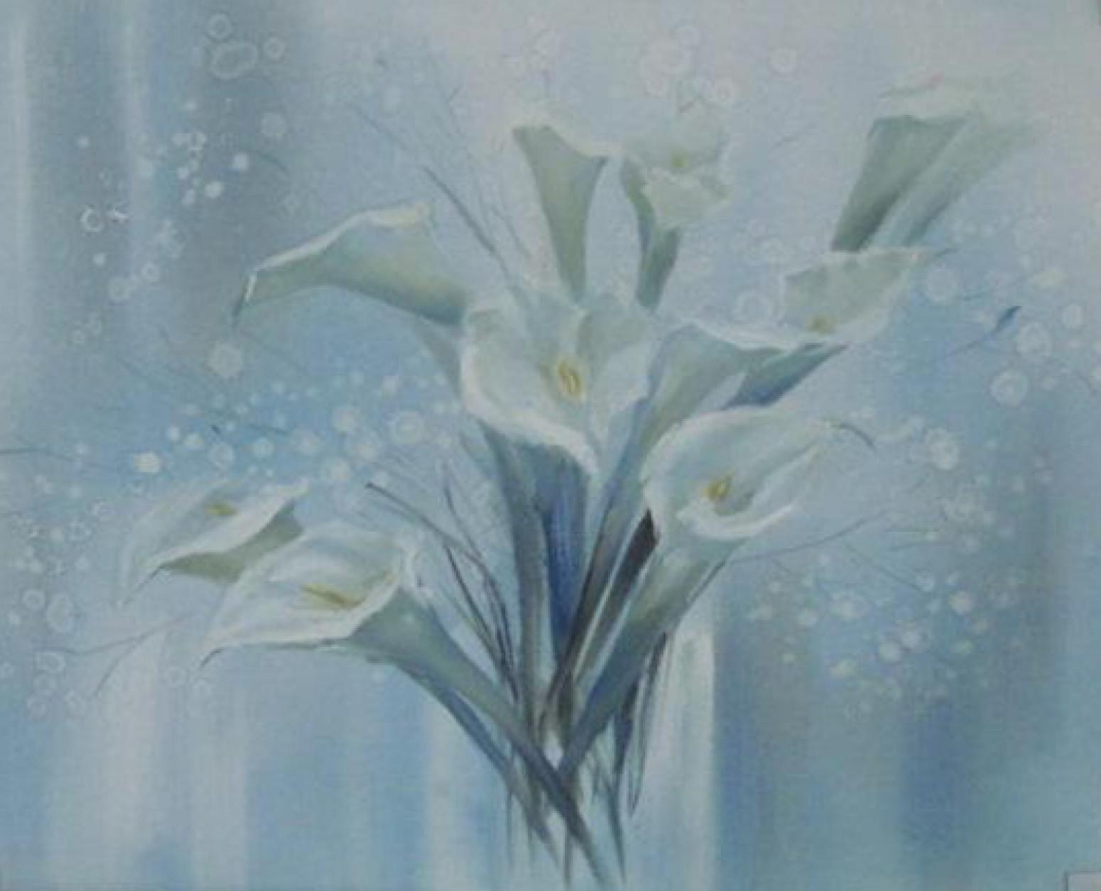 周俊峰国画作品《【瓶花4】作者周俊峰》【图0】