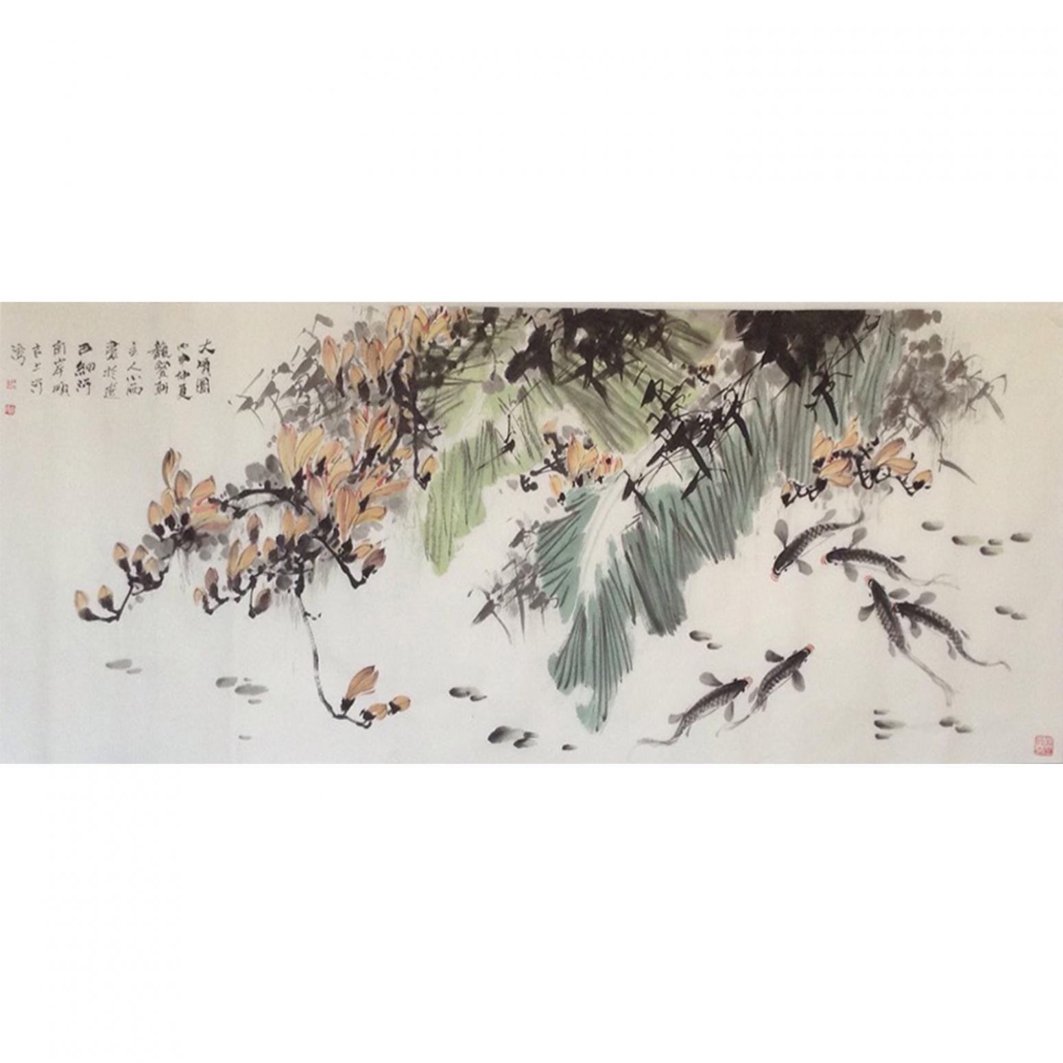 周小雨国画作品《【大顺图】作者周小雨》