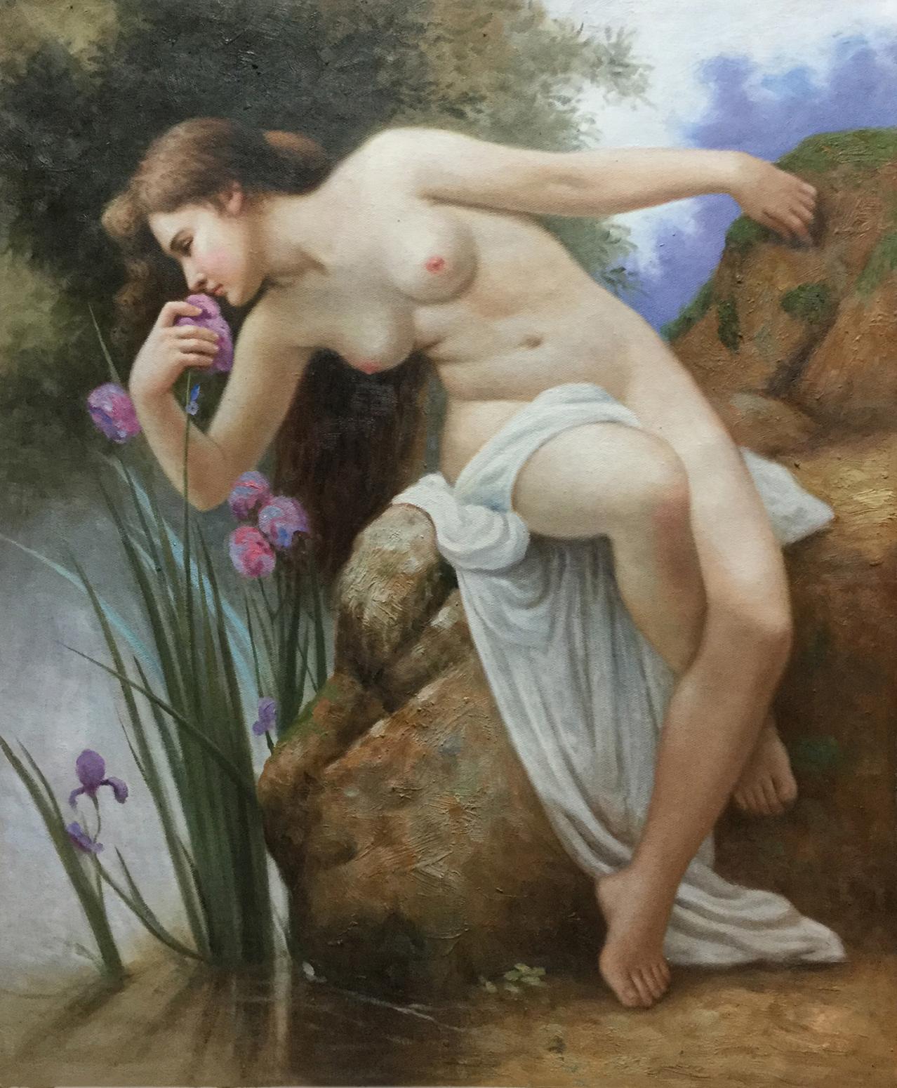 朱世想油画作品《【裸女系列】作者朱世想 临摹》【图0】