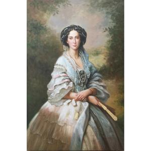 艺术品图片：艺术家朱世想油画作品名称《【古典】作者朱世想 临摹》价格1440.00 元