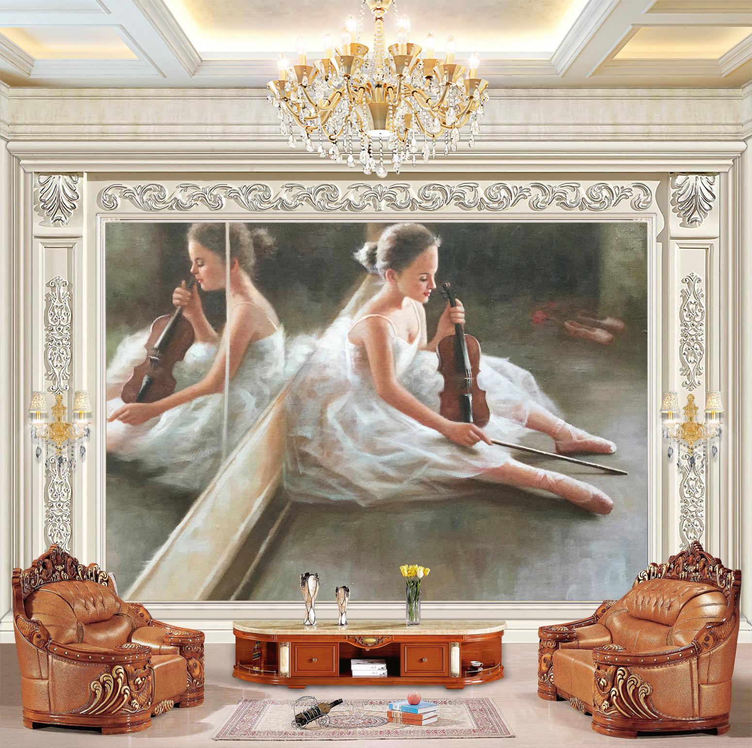 朱世想油画作品《【倒影】作者朱世想 临摹》【图2】