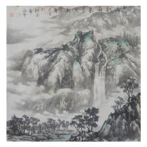艺术品图片：艺术家马海伟国画作品名称《【一山高】作者马海伟》价格4800.00 元