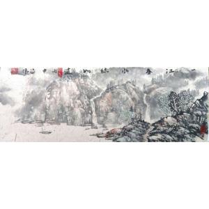 艺术品图片：艺术家马海伟国画作品名称《【一江春水】作者马海伟》价格1440.00 元