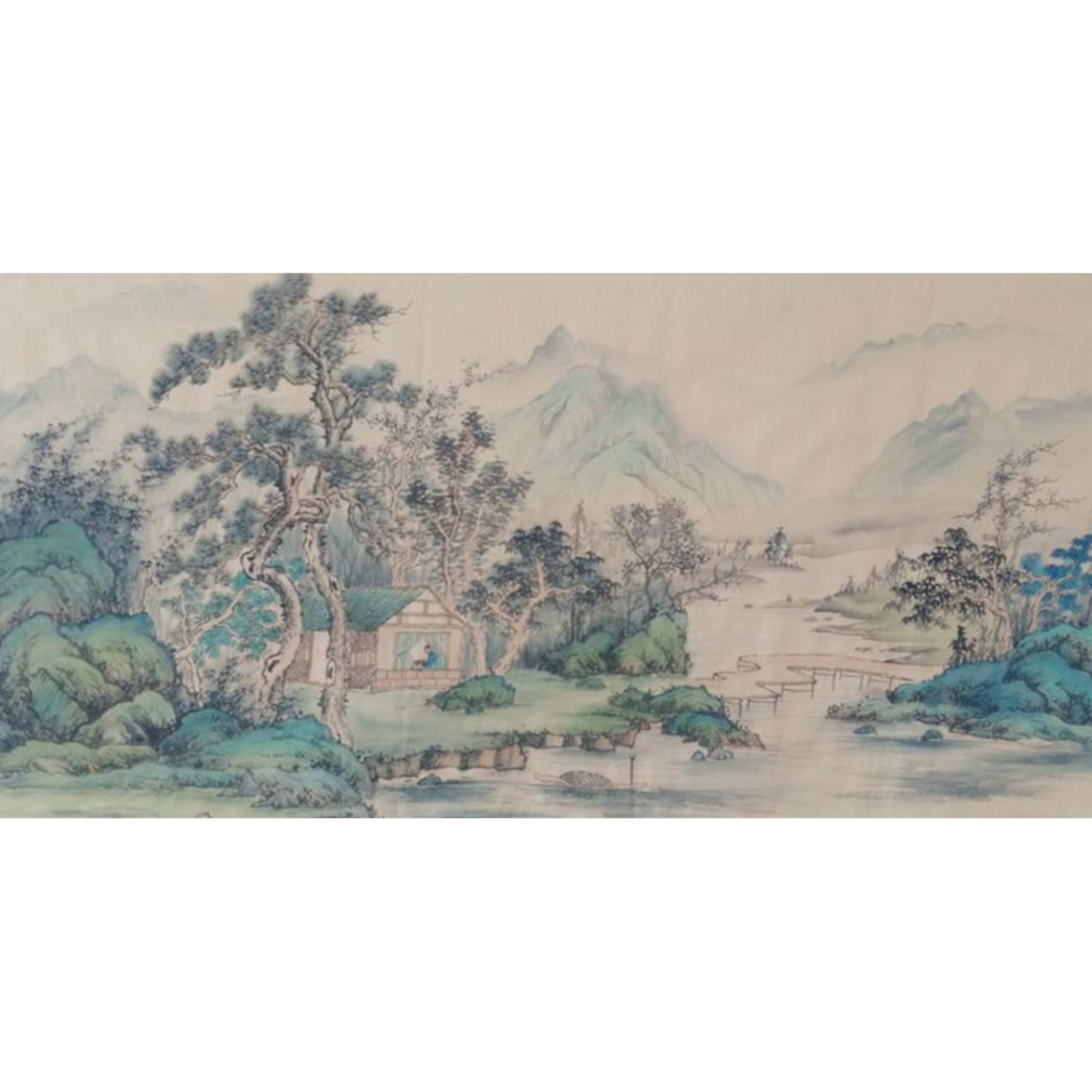 李其林国画作品《【山水1】作者李其林》