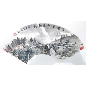 艺术品图片：艺术家马海伟国画作品名称《【雨过春山万物新】作者马海伟》价格1440.00 元