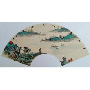 艺术品图片：艺术家马海伟国画作品名称《【春潮带雨】作者马海伟》价格1440.00 元