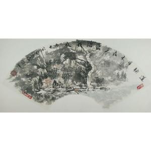 艺术品图片：艺术家马海伟国画作品名称《【夕露沾衣】作者马海伟》价格1440.00 元