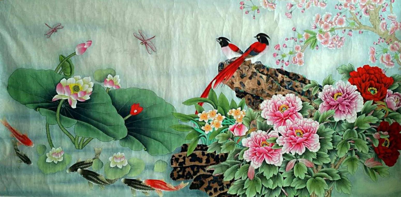 胡记领国画作品《【雀灵】作者胡记领》【图0】