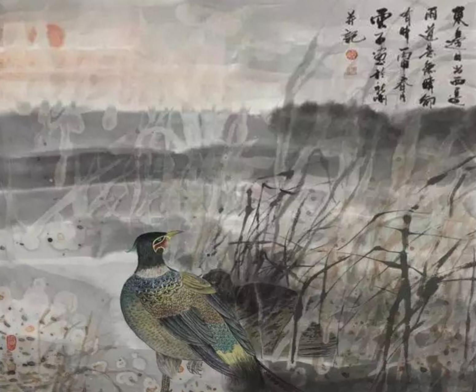 付师平国画作品《【花鸟2】作者付师平》【图0】