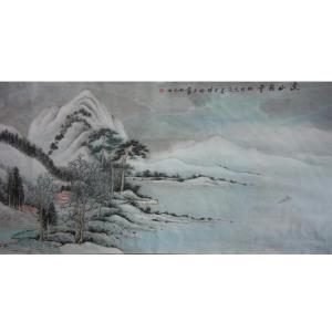 艺术品图片：艺术家付师平国画作品名称《【山水2】作者付师平》价格720.00 元