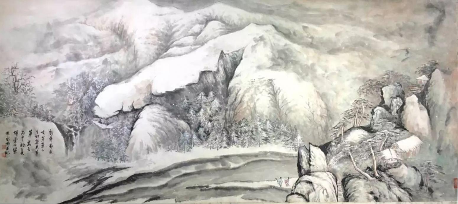 付师平国画作品《【山水3】作者付师平》【图0】