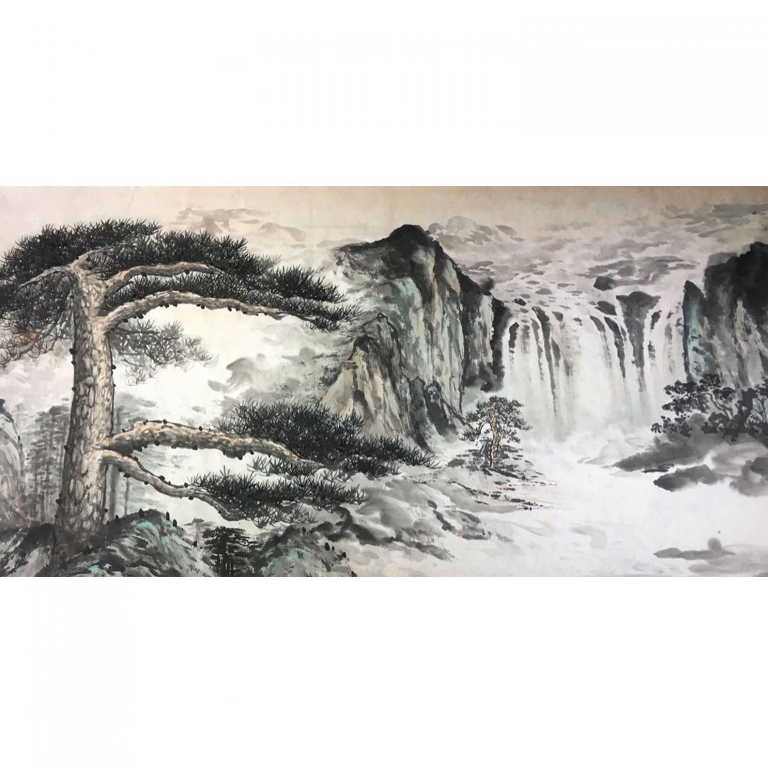 付师平国画作品《【山水5】作者付师平》