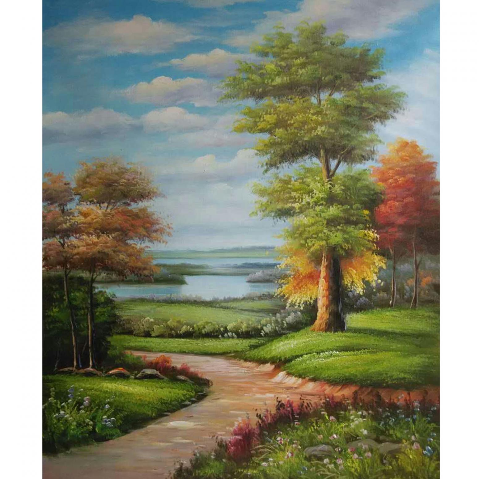 杨金根油画作品《【油画13】作者杨金根 临摹》