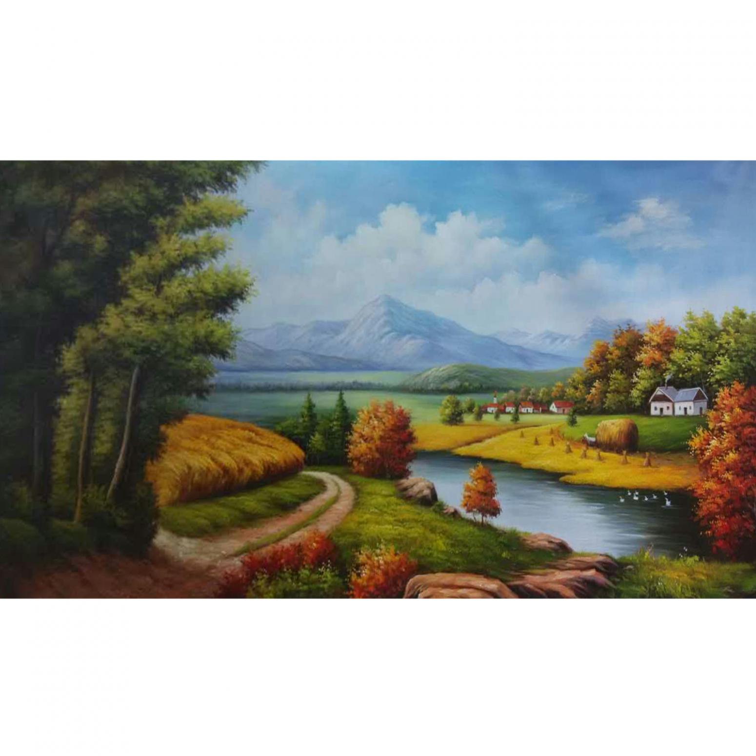 杨金根油画作品《【油画16】作者杨金根 临摹》