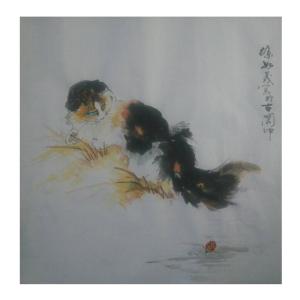 徐如茂国画作品《【稻草香】作者徐如茂》价格1200.00元