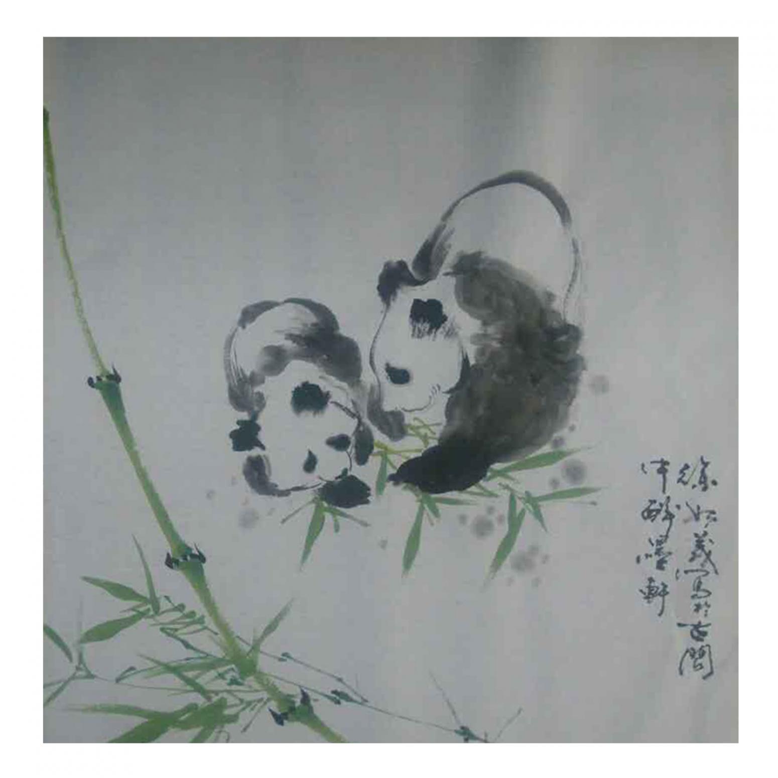 徐如茂国画作品《【两国宝】作者徐如茂》