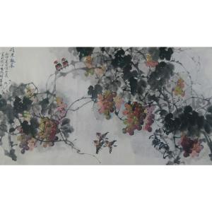 徐如茂国画作品《【硕果飘香】作者徐如茂》价格2400.00元