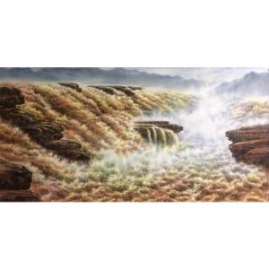 艺术品图片：艺术家袁峰油画作品名称《【黄河2】作者袁峰》价格500000.00 元