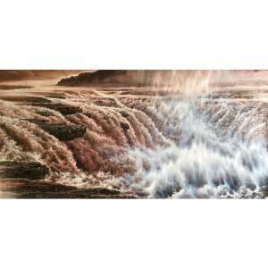 艺术品图片：艺术家袁峰油画作品名称《【黄河3】作者袁峰》价格500000.00 元