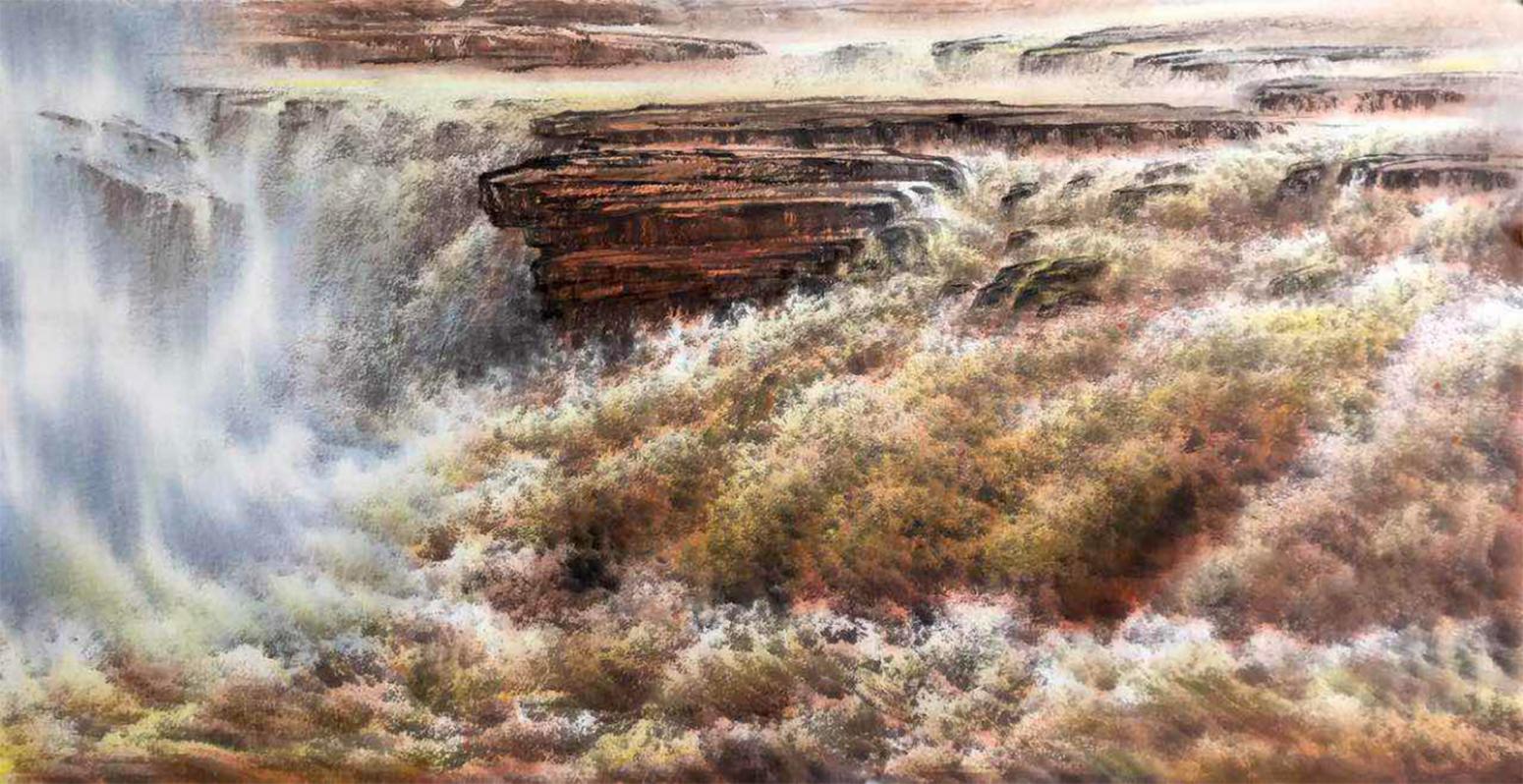 袁峰油画作品《【黄河5】作者袁峰》【图0】