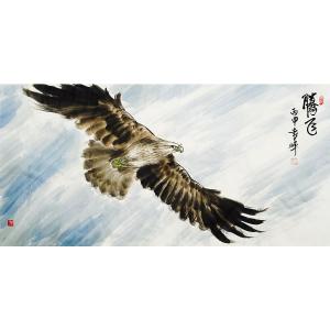 袁峰国画作品《【腾飞 鹰】作者袁峰》价格40000.00元