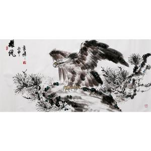 袁峰国画作品《【雄风】作者袁峰》价格40000.00元