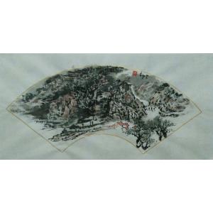 艺术品图片：艺术家曾庆杰国画作品名称《【扇面04】作者曾庆杰》价格480.00 元