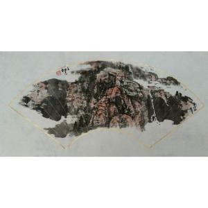 艺术品图片：艺术家曾庆杰国画作品名称《【扇面06】作者曾庆杰》价格480.00 元