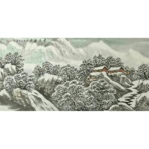 艺术品图片：艺术家臧茂春国画作品名称《【雪后黎明】作者臧茂春》价格7200.00 元