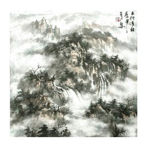 艺术品图片：艺术家高亚仑国画作品名称《【山水5】作者高亚仑》价格4800.00 元