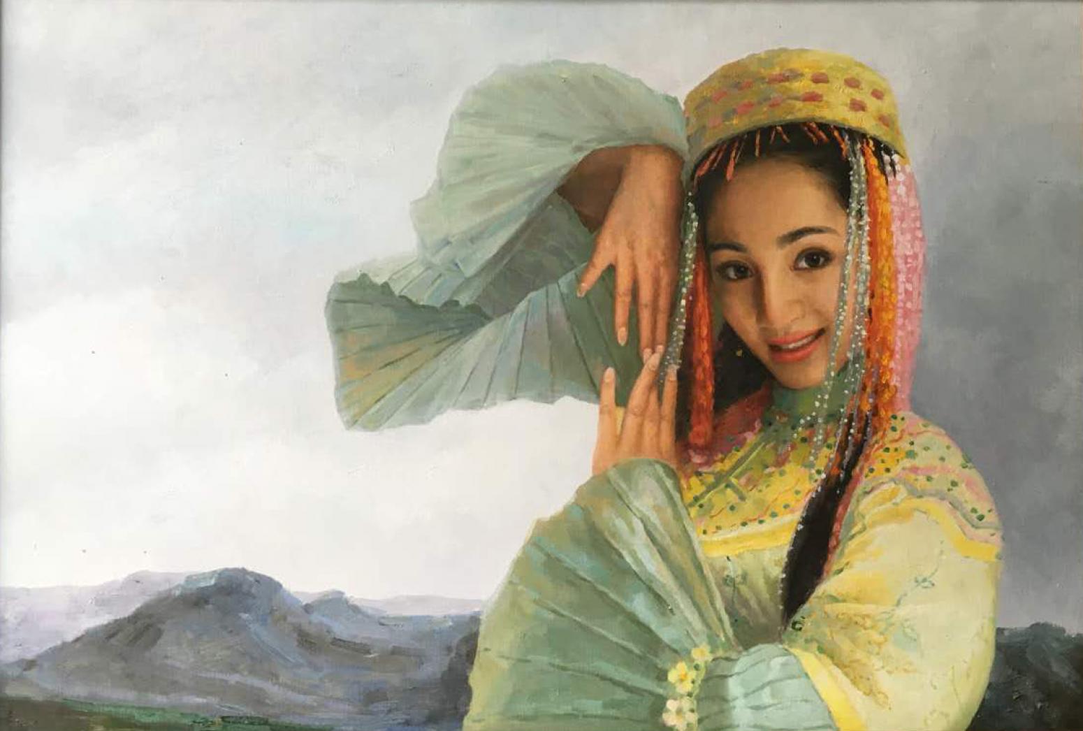 周海波油画作品《【蝶舞】作者周海波》【图0】