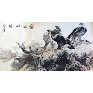 王贵烨国画作品《【雄起】作者王贵烨》价格28000.00元