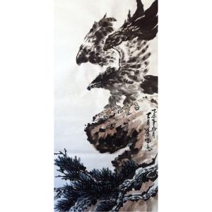 王贵烨国画作品《【蓄势待发】作者王贵烨》价格24000.00元
