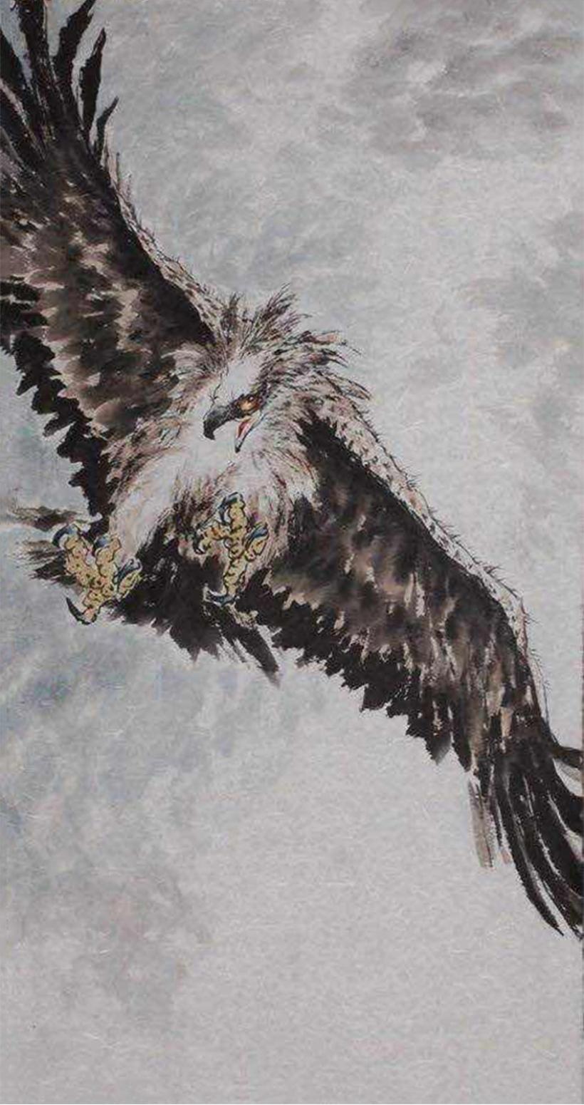 王贵烨国画作品《【大展宏图】作者王贵烨》【图0】