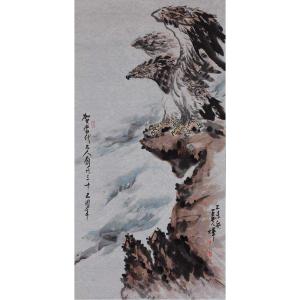 艺术品图片：艺术家王贵烨国画作品名称《【迎敌】作者王贵烨》价格25000.00 元