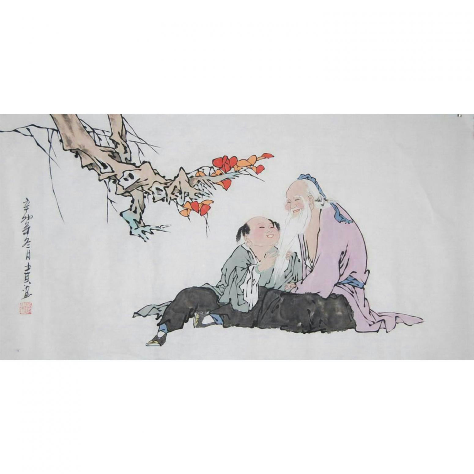 史永强国画作品《【人物】作者史永强》