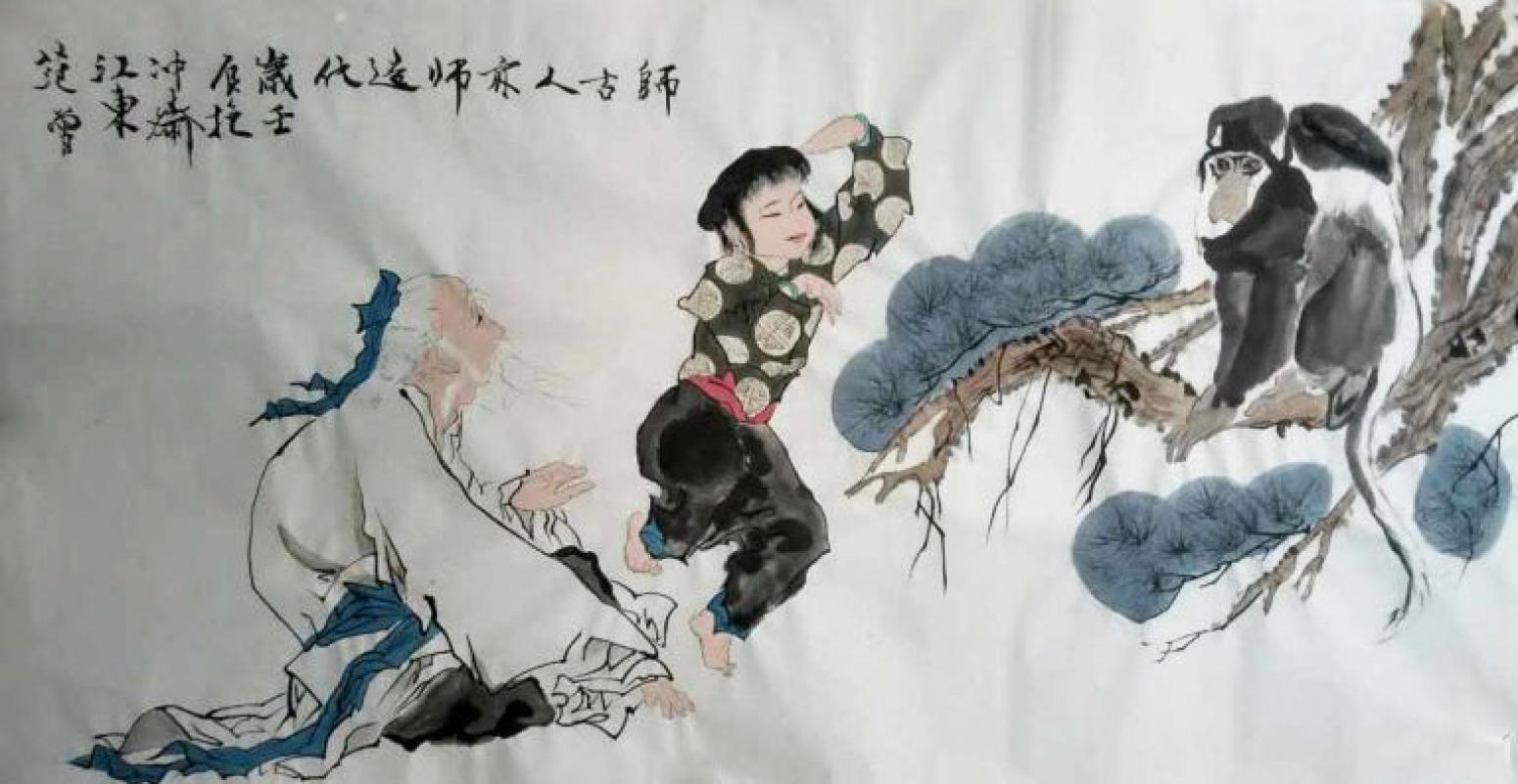 史永强国画作品《【人物】作者史永强》【图0】