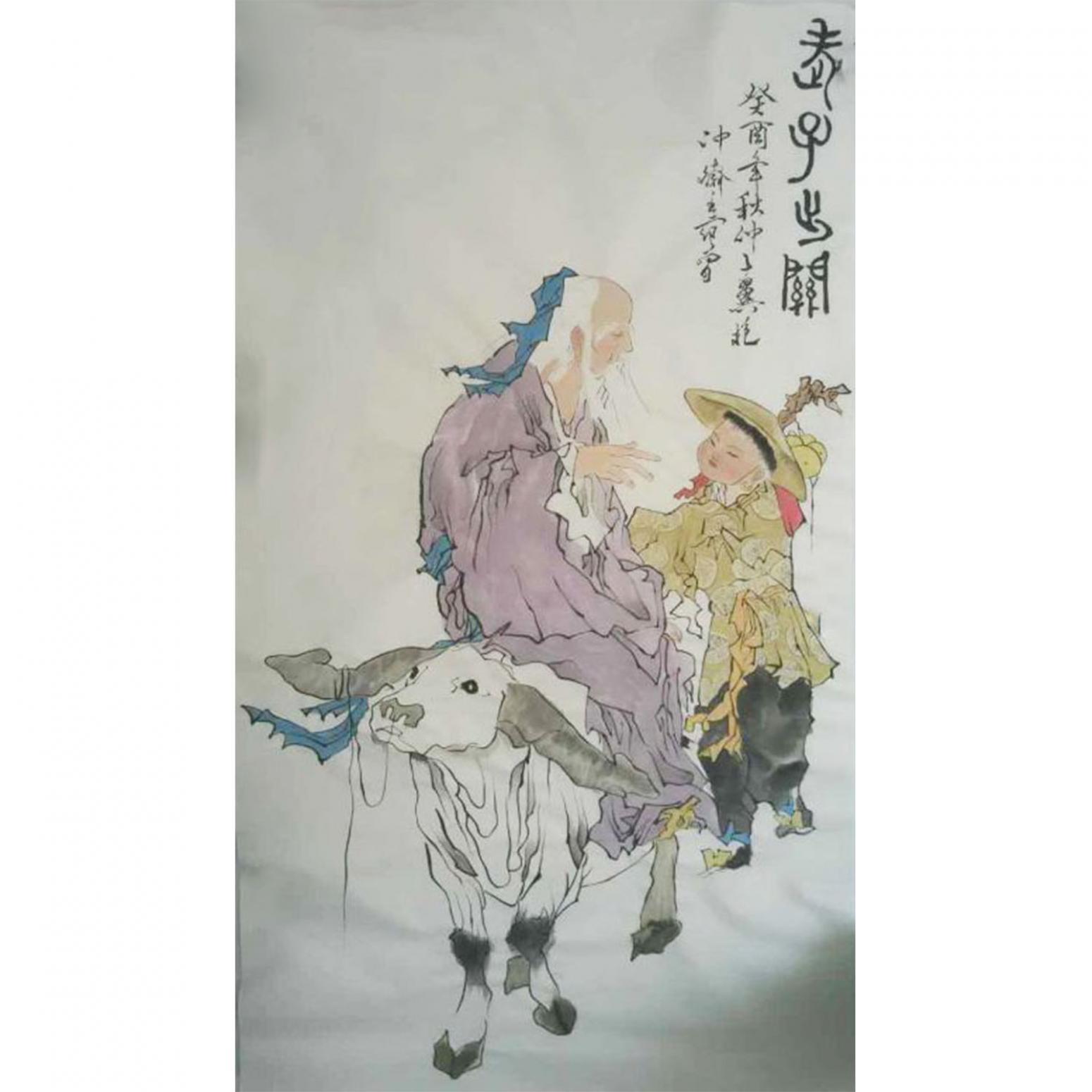 史永强国画作品《【人物】作者史永强》