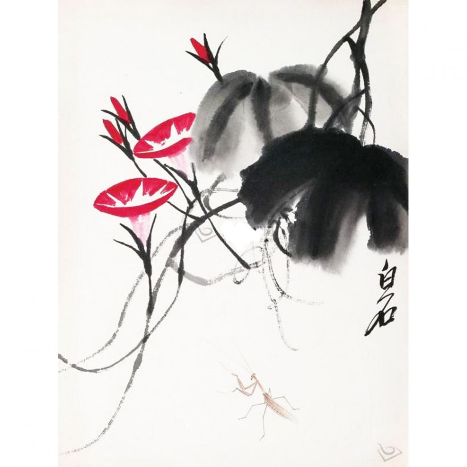 史永强国画作品《【花鸟】作者史永强》