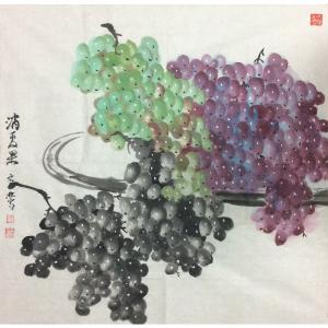 艺术品图片：艺术家陈宗林国画作品名称《【消夏果】作者陈宗林》价格900.00 元