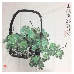 艺术品图片：艺术家陈宗林国画作品名称《【玉液香】作者陈宗林》价格700.00 元