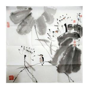 艺术品图片：艺术家张广袖国画作品名称《【莲】作者张广袖》价格1200.00 元