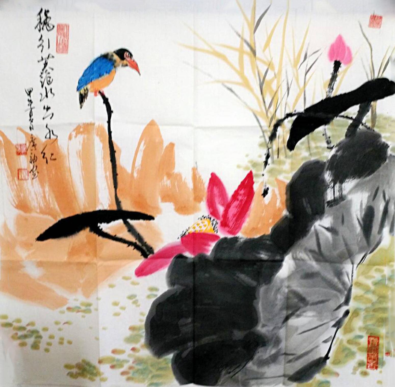 张广袖国画作品《【莲】作者张广袖》【图0】