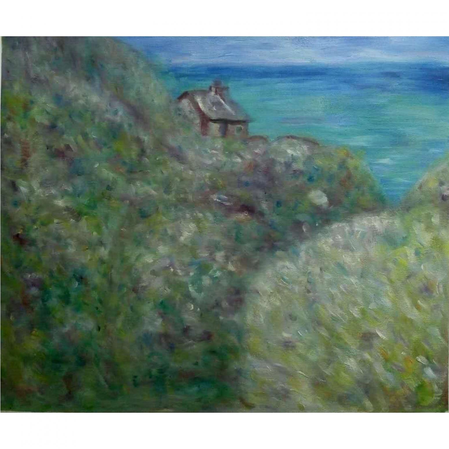 韦振华油画作品《【海角】作者韦振华 临摹》