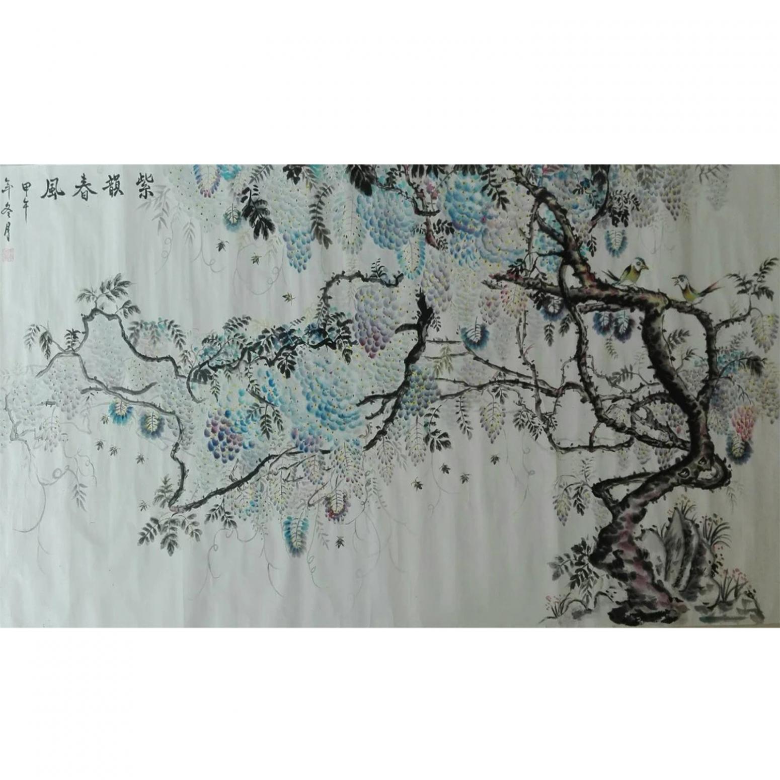 王幸裕国画作品《【山水10】作者王幸裕》