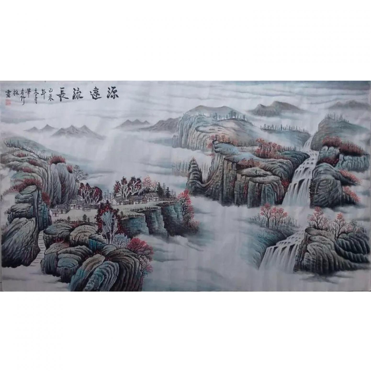 王幸裕国画作品《【山水11】作者王幸裕》